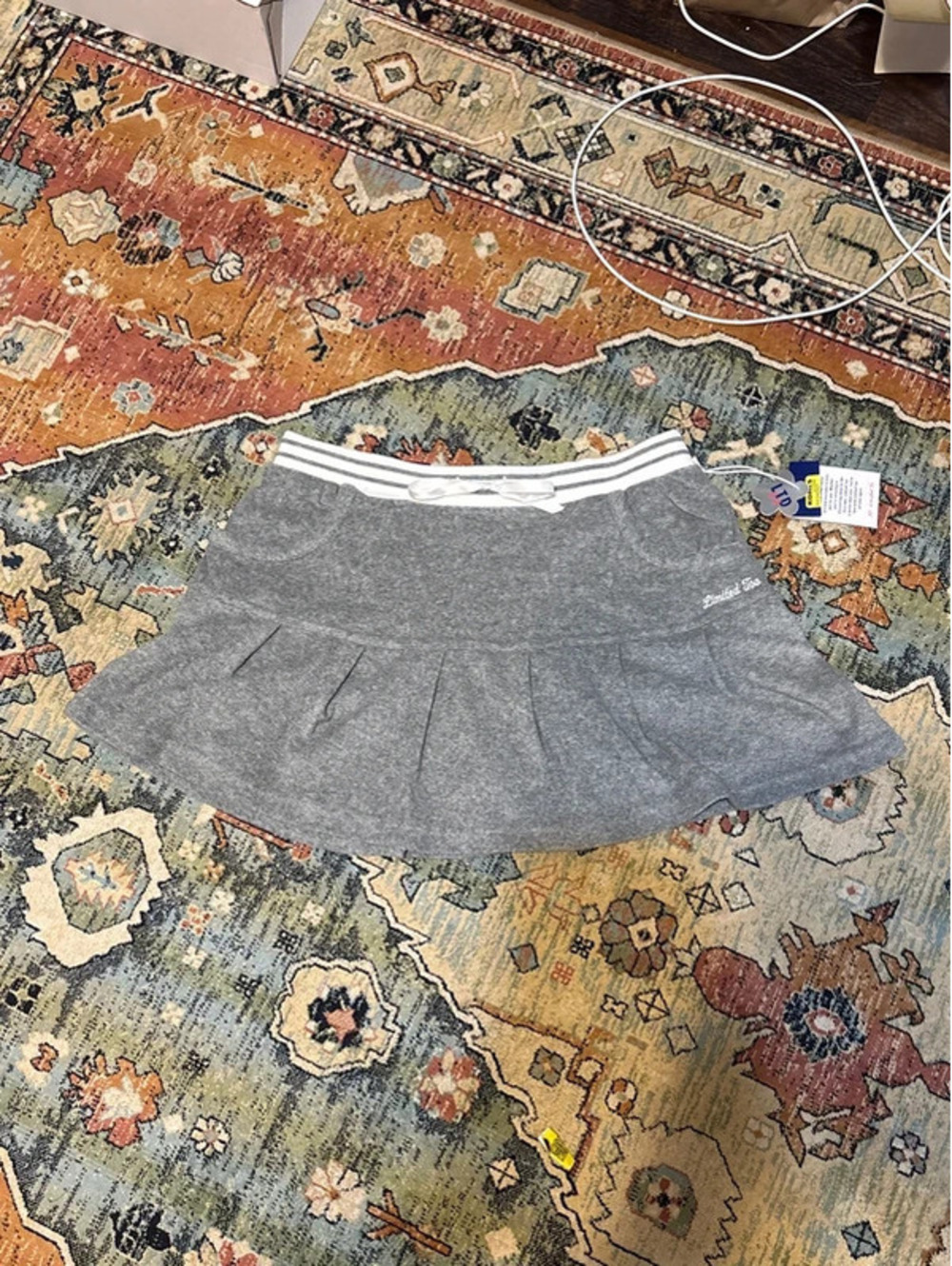 Limited Too Gray Athletic Skort with Built-In Shorts Women’s Size M NWT